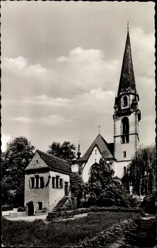 Ak Emmendingen im Breisgau Baden, Lenzhäuschen, katholische Kirche