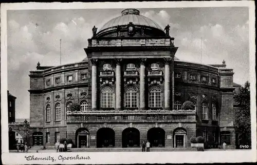 Ak Chemnitz in Sachsen, Opernhaus