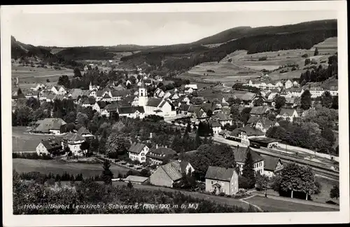 Ak Lenzkirch im Schwarzwald, Panorama