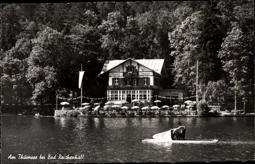 Ak Karlstein Bad Reichenhall, Thumersee, Thumsee, Gasthaus