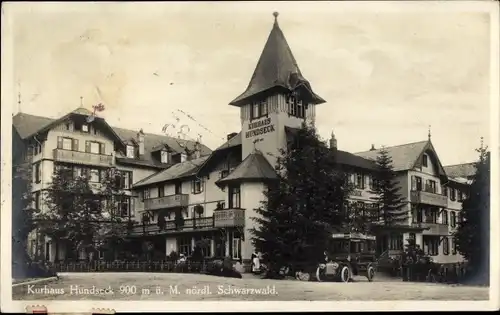 Ak Bühlertal im Schwarzwald, Kurhaus Hundseck