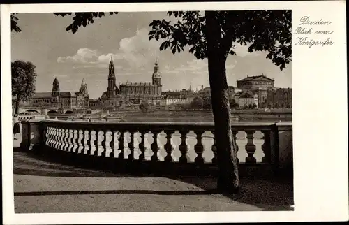 Ak Dresden Altstadt, Königsufer