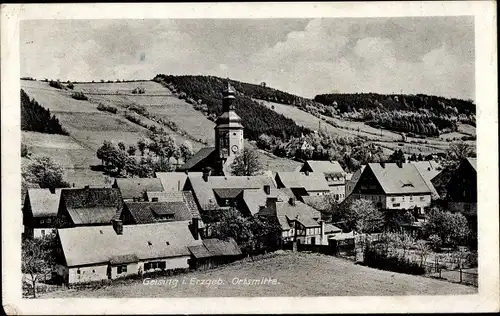 Ak Geising Altenberg im Erzgebirge, Ortsmitte