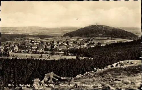 Ak Altenberg im Erzgebirge, Kahleberg, Geisingberg