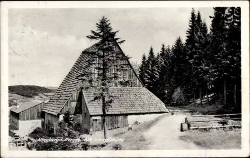 Ak Altenberg im Erzgebirge, alte Schmelzhütte