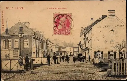 Ak Leuze Wallonischer Hennegau, La Rue du bois blanc