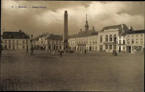 Ak Renaix Renaix Ostflandern, Grand Place
