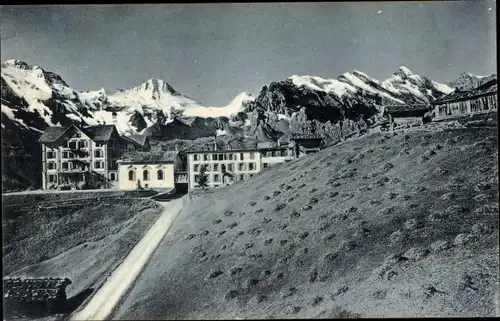 Ak Mürren Kt. Bern, Hotel de Alpes