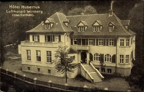 Ak Wirsberg im Fichtelgebirge, Hotel Hubertus