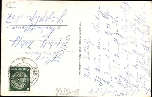 Ak Wilkau Haßlau in Sachsen, Herbertbad, Rathaus