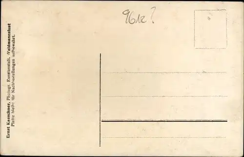 Foto Ak Berlin Reinickendorf Waidmannslust?, Mietshaus, Bewohner