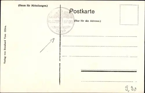 Ak Oliva Gdańsk Danzig, Abtspalast jetzt Kgl. Schloss