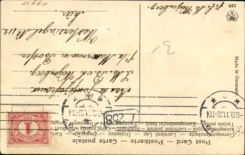 Präge Ak Glückwunsch, Junge im Matrosenanzug, Mädchen, Boot, Vergissmeinnicht