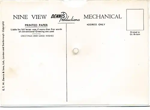 Mechanischer Ak Colwyn Bay Wales, Pier, Eirias Park, Promenade, Cliff Gardens