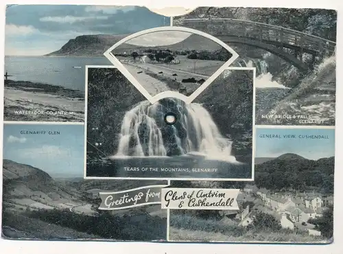 Mechanischer Ak Glens of Antrim Nordirland, Tears of the Mountains, Glenariff