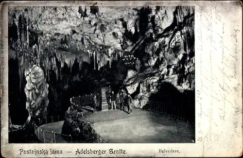 Ak Postojna Postumia Adelsberg Slowenien, Postojnska jama, Adelsberg-Höhle, Höhlen
