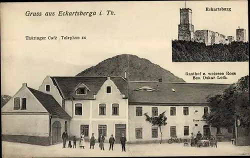 Ak Eckartsberga Burgenlandkreis, Eckartsburg, Gasthof zum weißen Ross