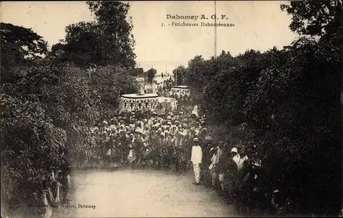 Ak Dahomey A. O. F. Féticheuses Dahoméennes