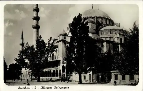 Ak Konstantinopel Istanbul Türkei, Mosquée Suleymanié