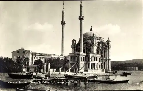 Ak Konstantinopel Istanbul Türkei, Mosquee Valide et Ortakevy Bosphore