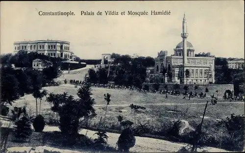 Ak Konstantinopel Istanbul Türkei, Yildiz Palast, Mosquée Hamidié