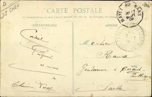 Ak Vierzon Cher, Société Française et Commerces