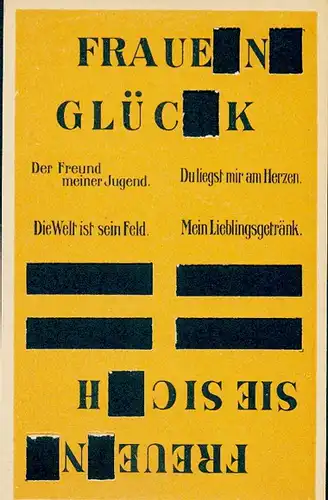 Van Houten´s Gedankenleser, Ein unterhaltsames Spiel für die Jugend, Rätzel, Schablone