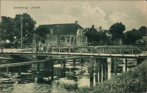 Ak Smilde Drenthe Niederlande, Jonkerbrug