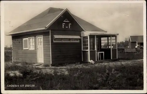 Ak Zeegse Drenthe, Holzhaus