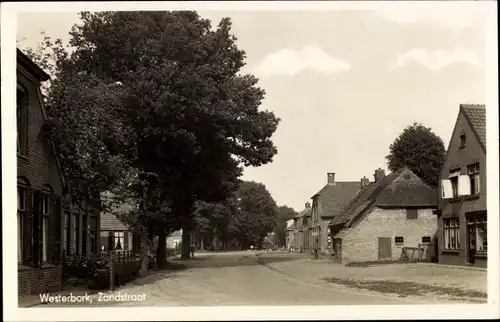 Ak Westerbork Drenthe Niederlande, Zandstraat