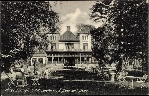 Ak Zuidlaren Drenthe Niederlande, Huize Entinge, Hotel Zuidlaren