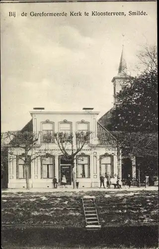 Ak Smilde Drenthe Niederlande, In der Reformierten Kirche in Kloosterveen