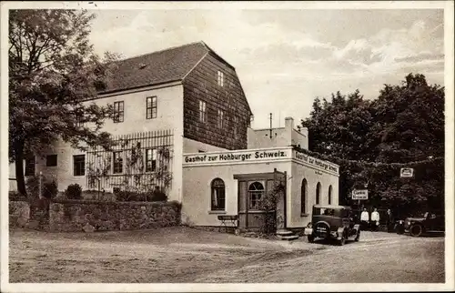 Ak Hohburg Lossatal in Sachsen, Gasthof zur Hohburger Schweiz, Max Wießner