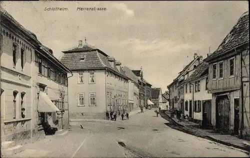 Ak Schlotheim in Thüringen, Herrenstraße