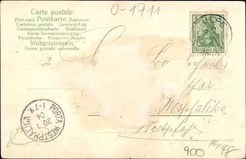 Litho Stülpe in der Mark, Schloss, Kirche, Gasthof zum roten Hirsch