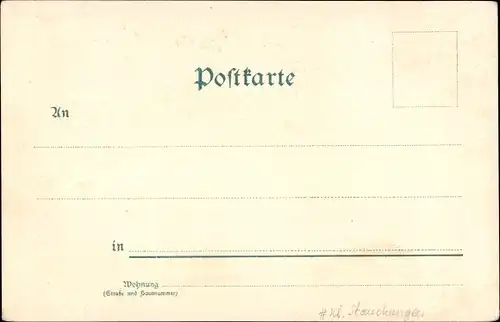 Litho Bad Tennstedt in Thüringen, St. Trinitatis Kirche, Schützenhaus, Bahnhof,Osthofer Tor,Gasthaus