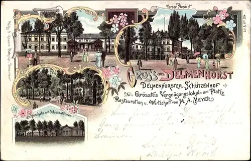 Litho Delmenhorst in Oldenburg, Delmenhorster Schützenhof, Restauration