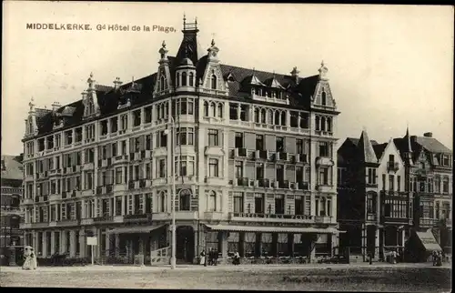 Ak Middelkerke Westflandern, Grand Hotel de la Plage