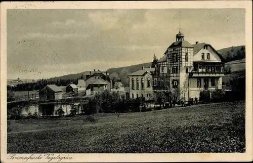 Ak Vogelsgrün Auerbach Vogtland, Sommerfrische, Inh. Karl Khillimberger