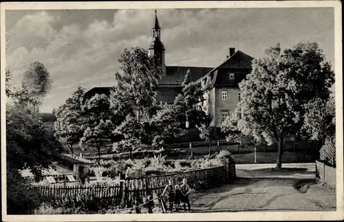 Ak Limbach im Vogtland, Am Fuß des Kuhberges