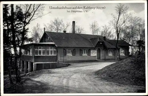 Ak Netzschkau im Vogtland, Unterkunftshaus auf dem Kuhberg