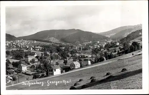 Foto Ak Sachsenberg Georgenthal Klingenthal im Vogtland, Panorama