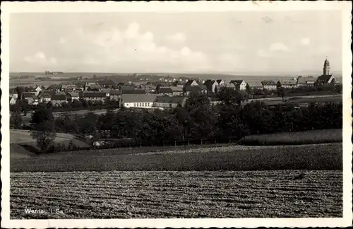 Ak Werdau in Sachsen, Panorama