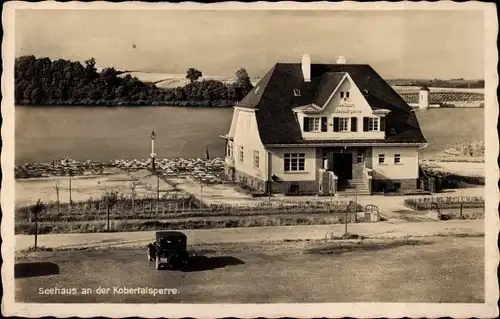 Ak Werdau in Sachsen, Seehaus an der Kobertalsperre