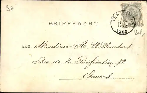 Ak Middelburg Zeeland Niederlande, Häuserzeile, Dam