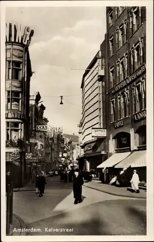 Ak Amsterdam Nordholland Niederlande, Kalverstraat