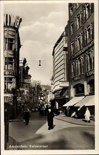 Ak Amsterdam Nordholland Niederlande, Kalverstraat