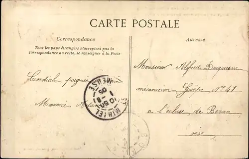 Ak Bazeilles Ardennen, Chateau d'Orival