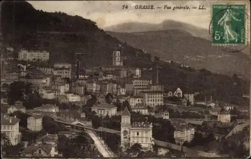 Ak Grasse Alpes-Maritimes, Gesamtansicht