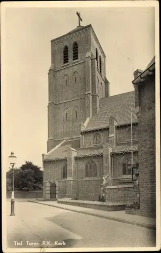 Ak Tiel Gelderland, Toren, R. K. Kerk